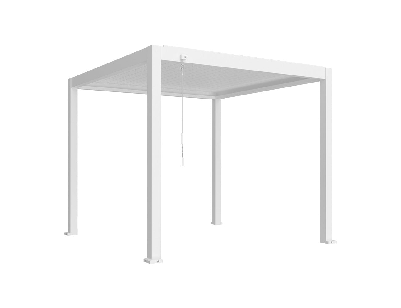 Atlantic Manual Freestanding Louvre Roof Size: 3 x 3m Color: Black