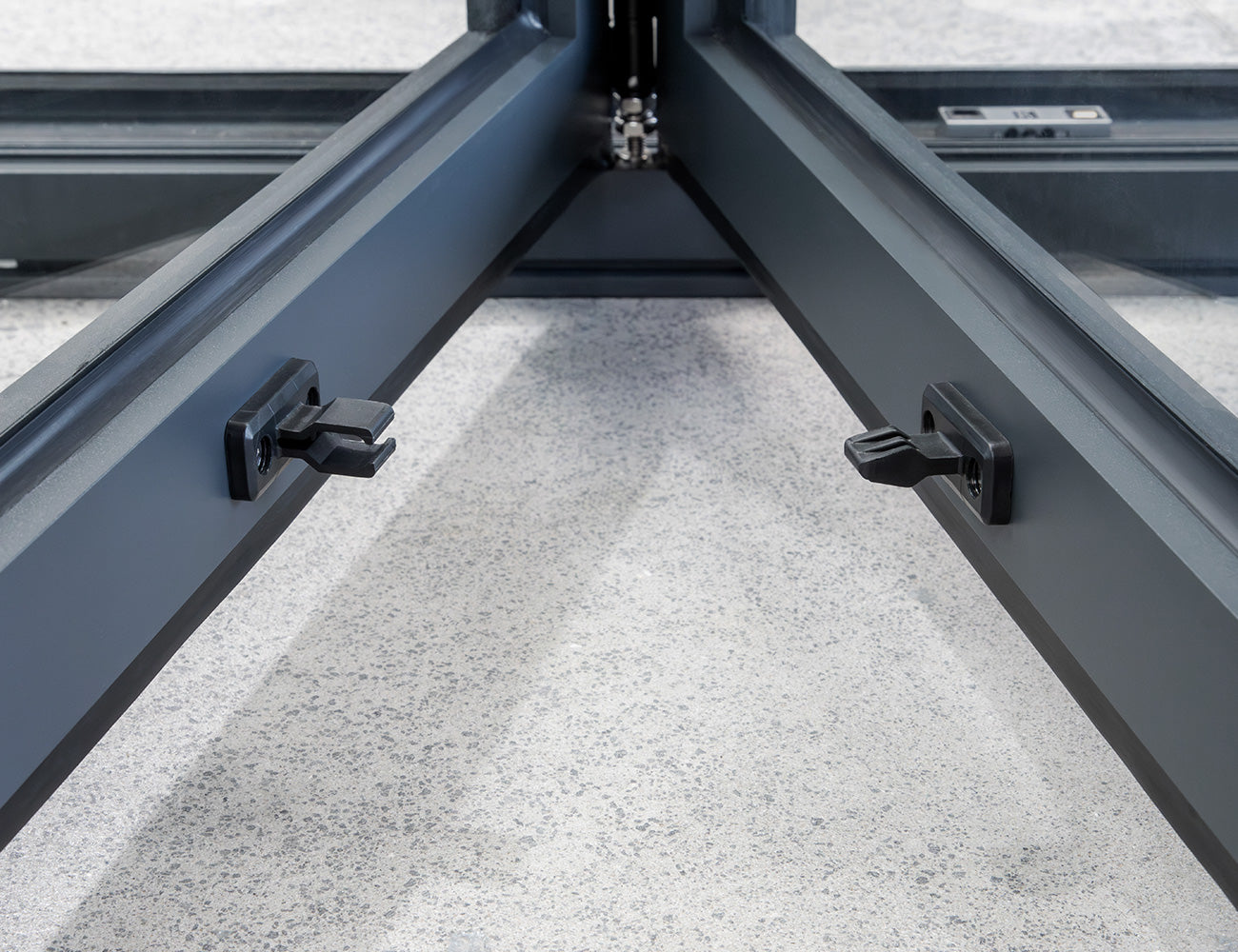 Tasman Freestanding Pergola Bifold Glass Door Size: 3m Color: Black