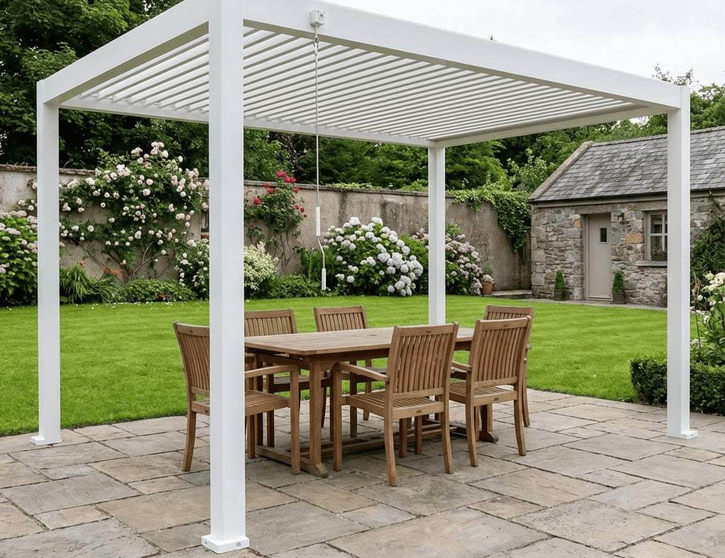 Atlantic 4×3m Manual Freestanding Aluminium Pergola