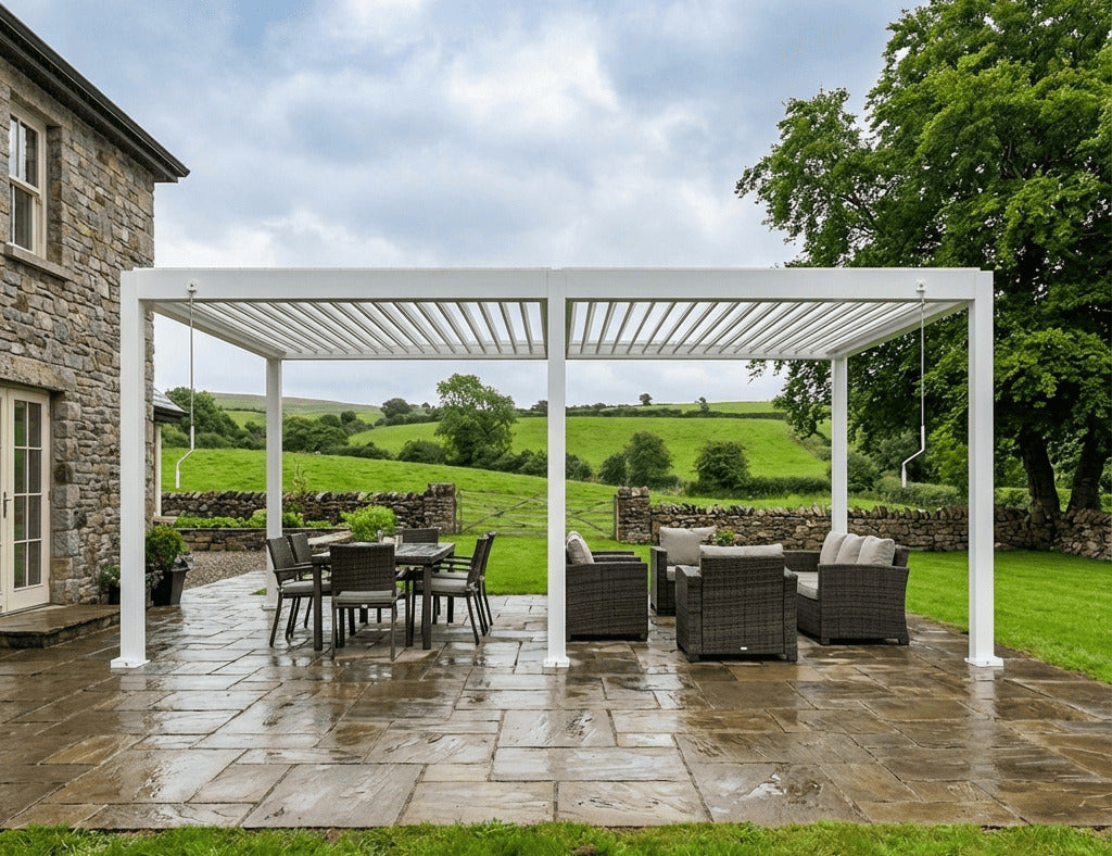Atlantic 6×3m Manual Freestanding Aluminium Pergola