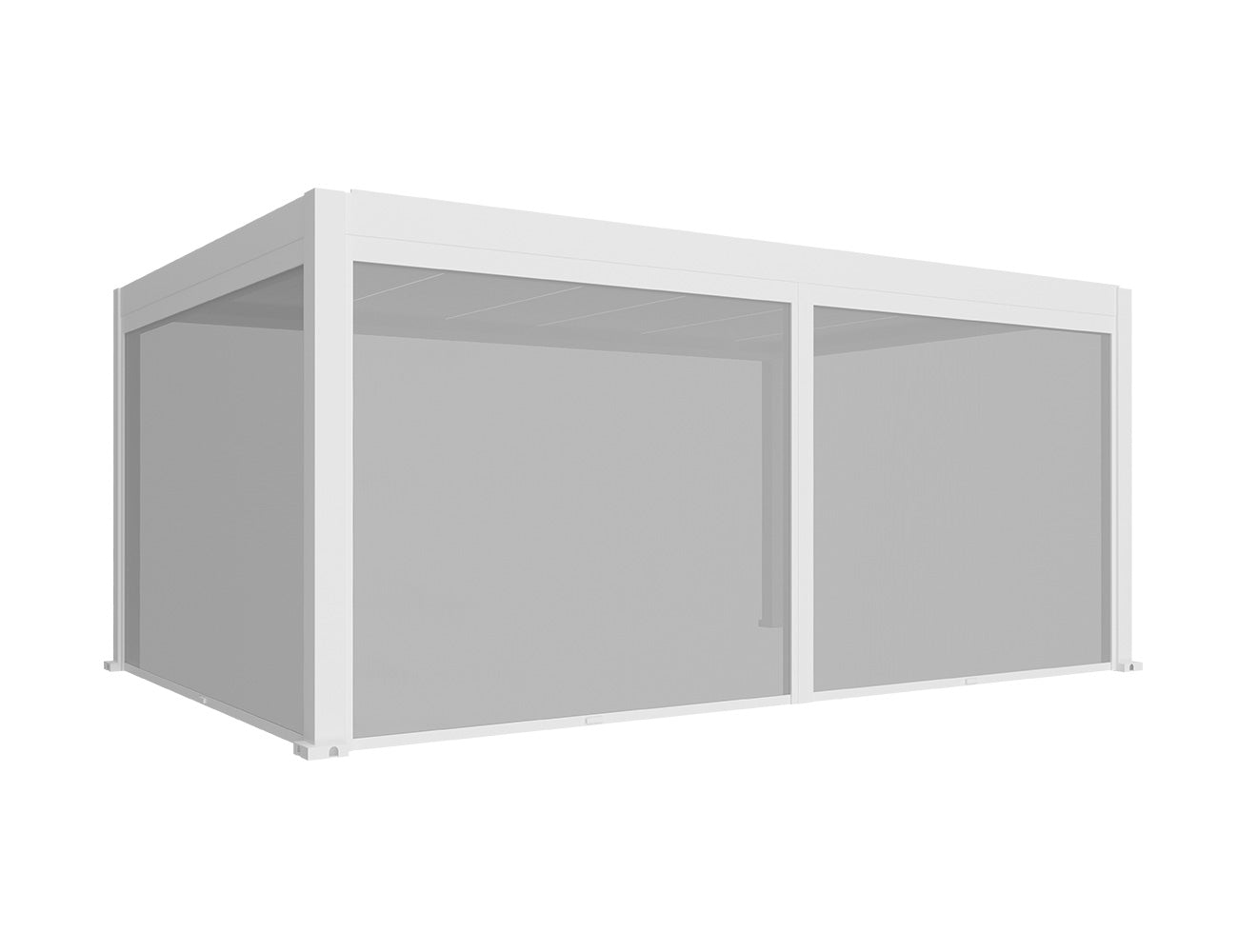 Tasman Freestanding Pergola Manual Retractable Shade Blind Size: 3m Color: Black