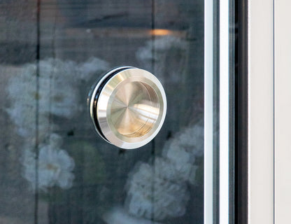 Frame Glass Sliding Door for Tasman Wall Mounted Pergola Size: 3m Color: Black