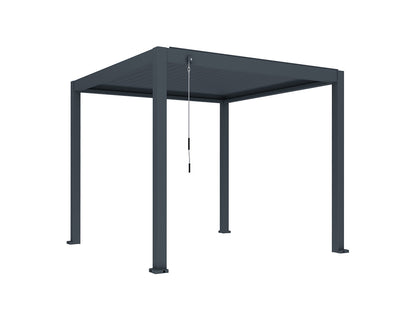 Atlantic Manual Freestanding Louvre Roof Size: 4 x 3m Color: Charcoal