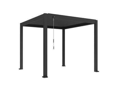 Atlantic Manual Freestanding Louvre Roof Size: 3 x 3m Color: Black