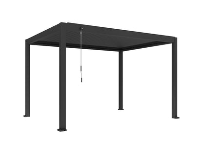 Atlantic Manual Freestanding Louvre Roof Size: 3 x 3m Color: Black