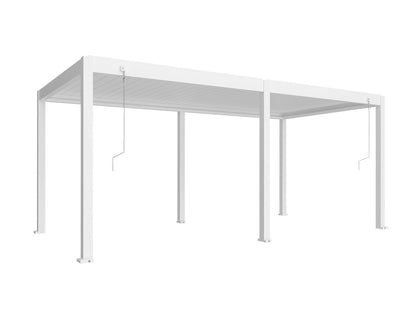 Atlantic Manual Freestanding Louvre Roof Size: 3 x 3m Color: Black