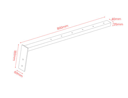 Soffit Wall Mounted Pergola Bracket Color: Black
