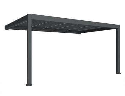 Tasman 3×3m Motorised Wall Mounted Aluminium Pergola