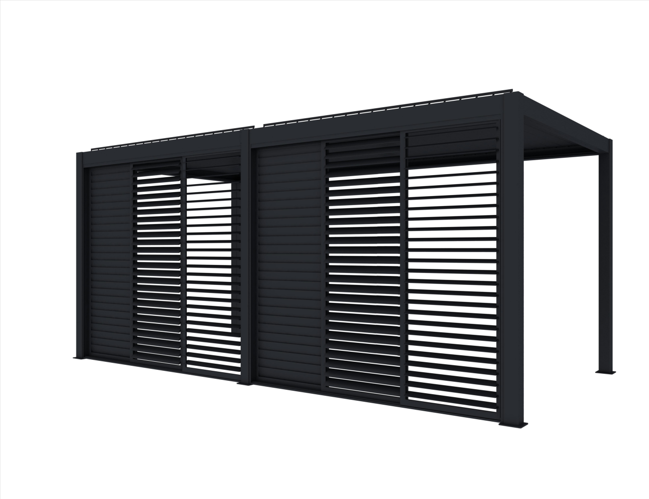Shutter Sliding Door For Tasman Freestanding Pergola