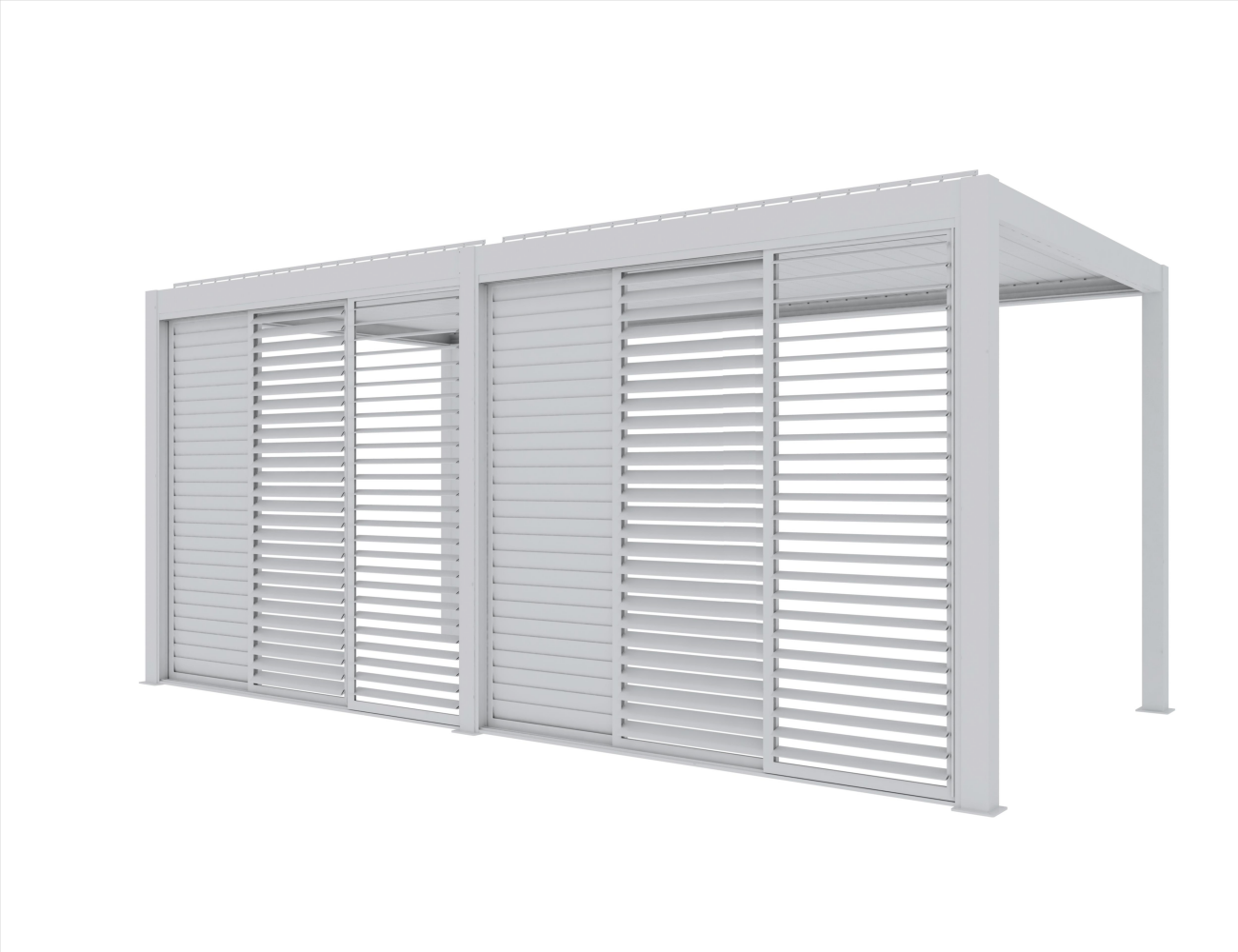 Shutter Sliding Door For Tasman Freestanding Pergola