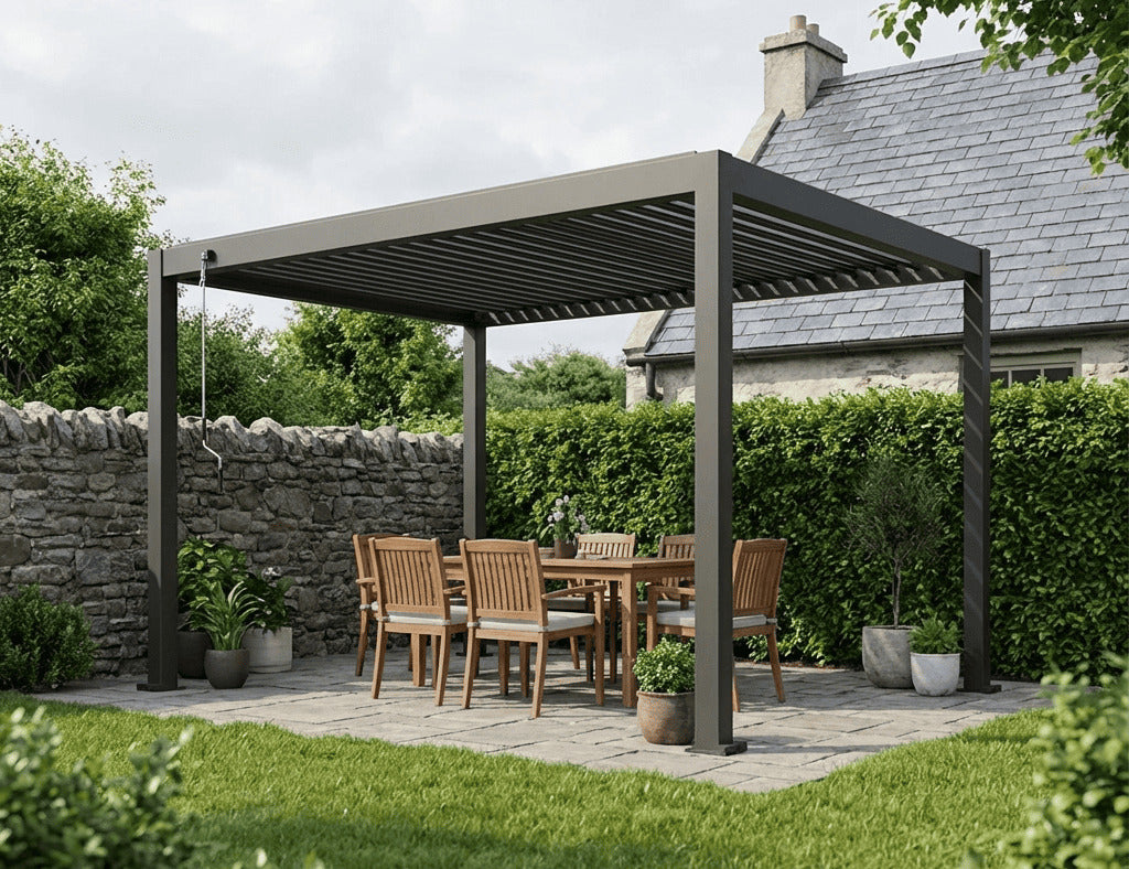 Atlantic 4×3m Manual Freestanding Aluminium Pergola