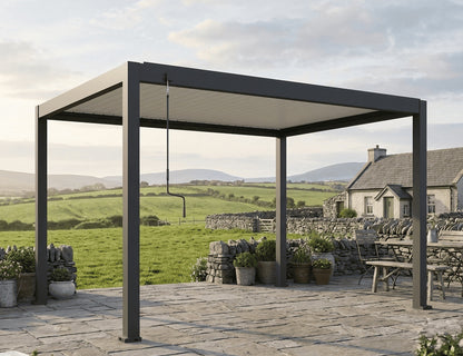 Atlantic 4×3m Manual Freestanding Aluminium Pergola