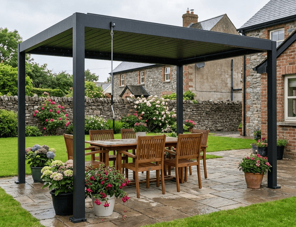 Atlantic 4×3m Manual Freestanding Aluminium Pergola