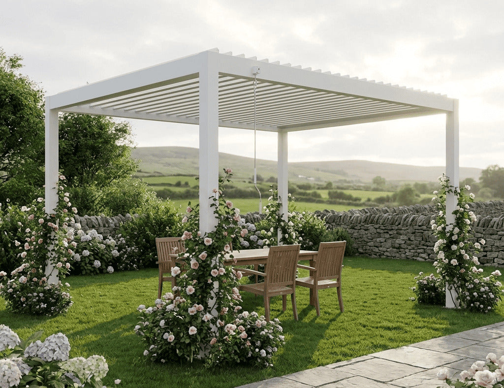 Atlantic 4×3m Manual Freestanding Aluminium Pergola