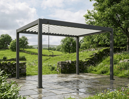 Atlantic 4×3m Manual Freestanding Aluminium Pergola
