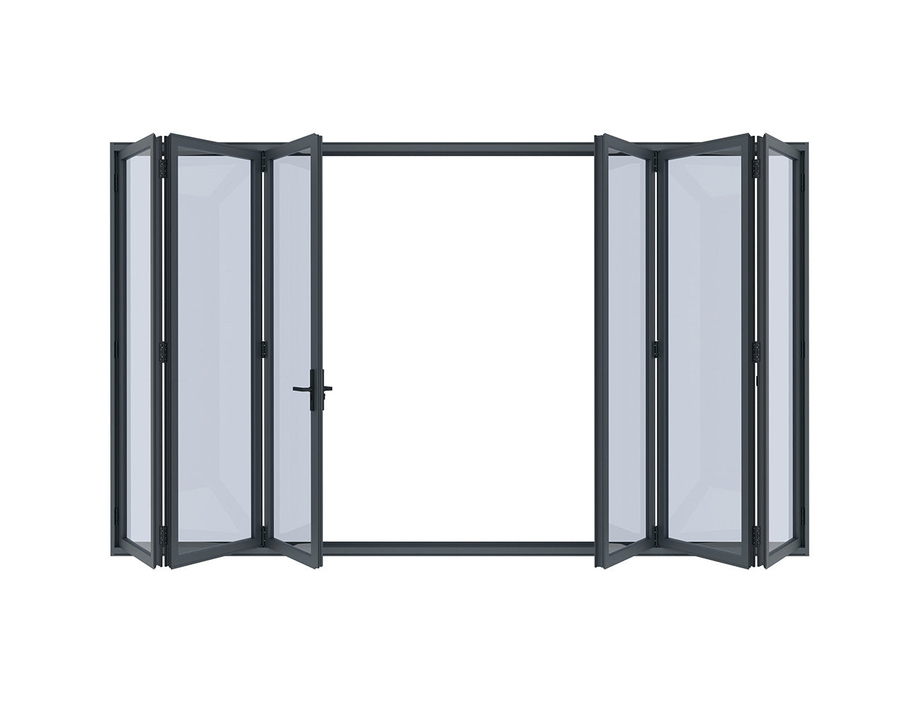 Tasman Freestanding Pergola Bifold Glass Door Size: 3m Color: Black
