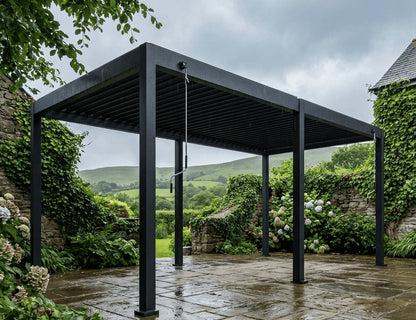 Atlantic 6×3m Manual Freestanding Aluminium Pergola