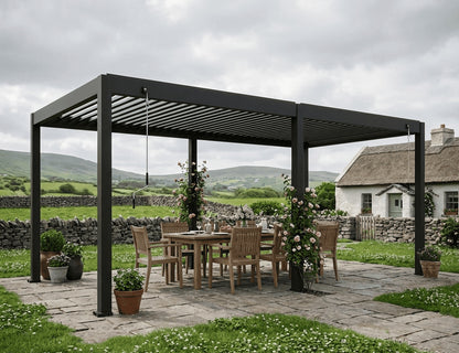Atlantic 6×3m Manual Freestanding Aluminium Pergola