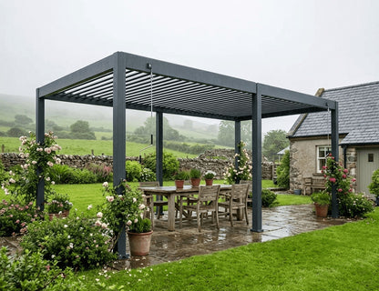 Atlantic 6×3m Manual Freestanding Aluminium Pergola