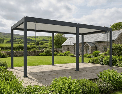 Atlantic 6×3m Manual Freestanding Aluminium Pergola