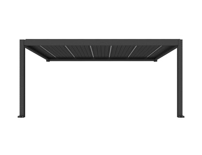 Tasman 3×3m Motorised Wall Mounted Aluminium Pergola