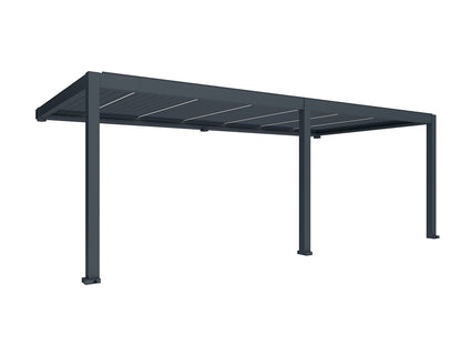 Tasman 8×4m Motorised Wall Mounted Aluminium Pergola