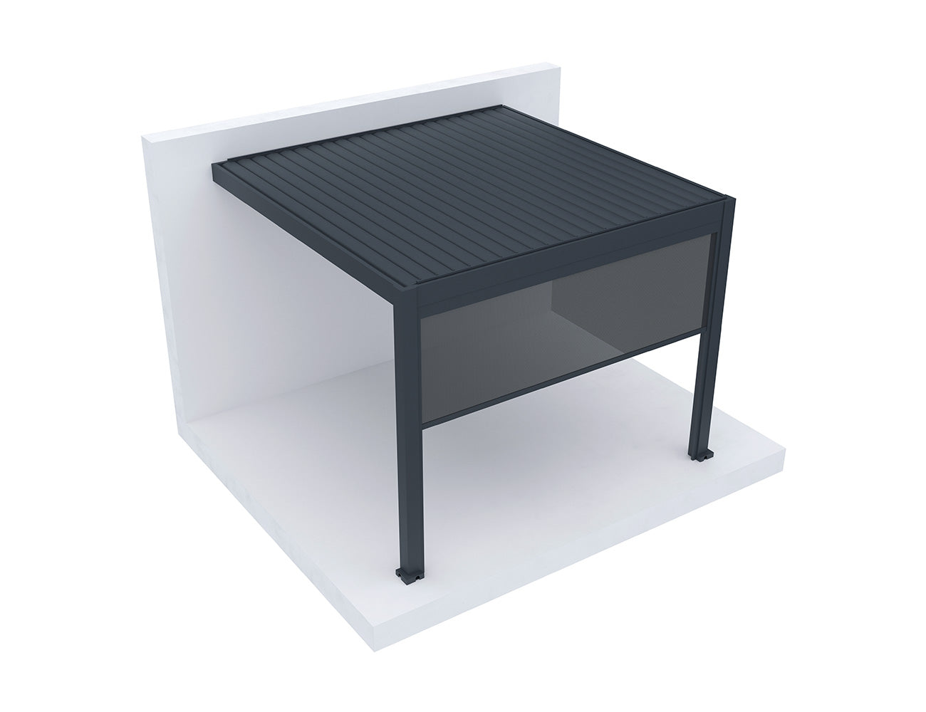 Motorised Blind For Tasman Wall Mounted Pergola